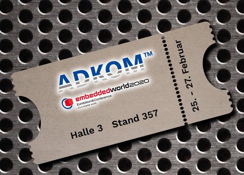 ADKOM auf der embedded world 2020